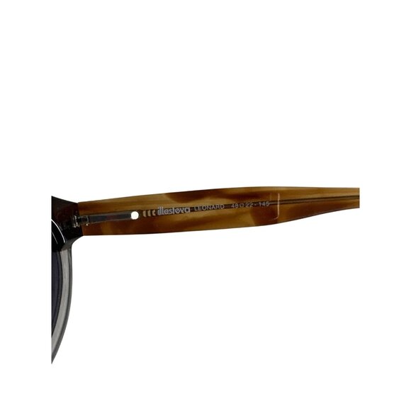 ILLESTEVA Brown Ombre Framed Round Sunglasses with Case - Picture 7 of 9